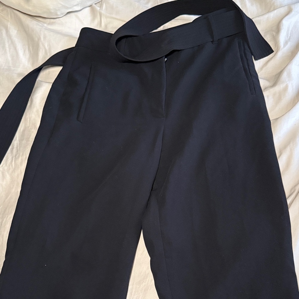 Wilfred Black Tie Front Pant